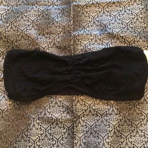 PINK Lace bandeau, unlined